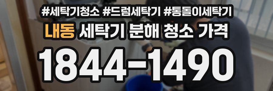 내동 세탁기 분해 청소 가격