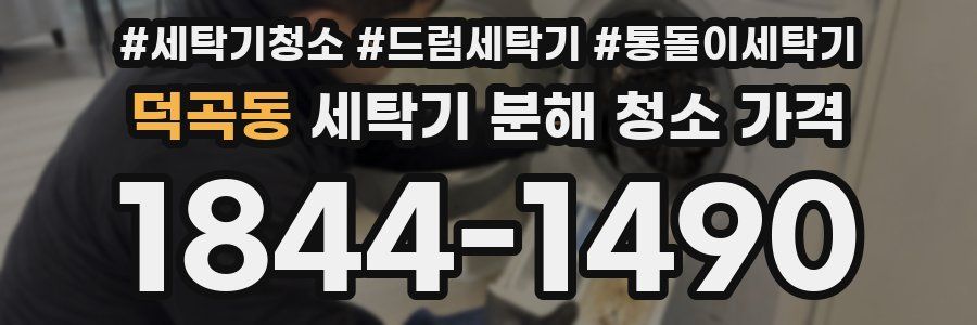 덕곡동 세탁기 분해 청소 가격