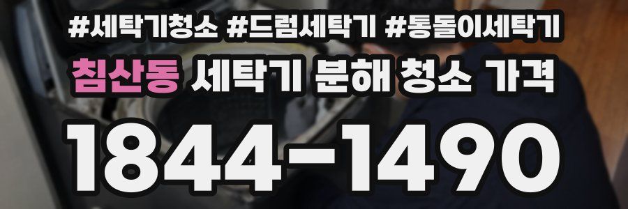 침산동 세탁기 분해 청소 가격