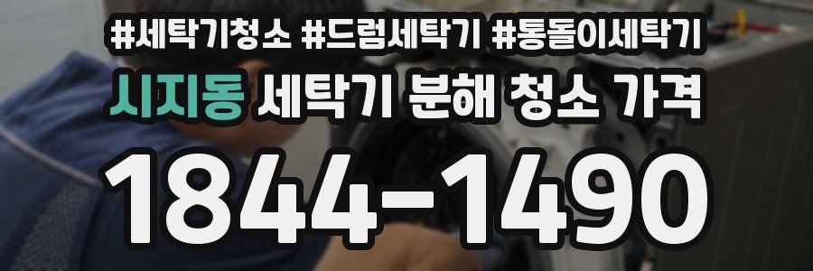시지동 세탁기 분해 청소 가격