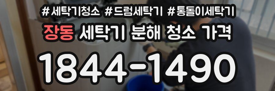 장동 세탁기 분해 청소 가격