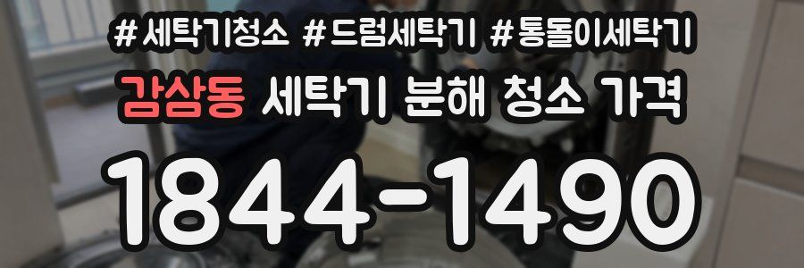 감삼동 세탁기 분해 청소 가격