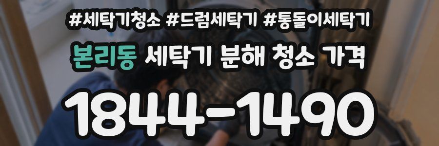 본리동 세탁기 분해 청소 가격