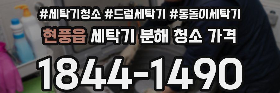 현풍읍 세탁기 분해 청소 가격