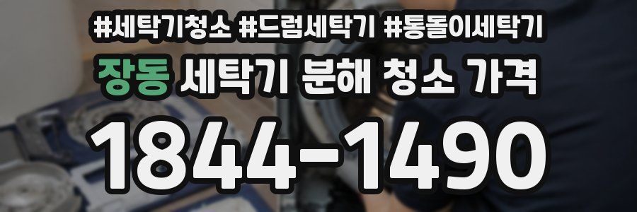 장동 세탁기 분해 청소 가격