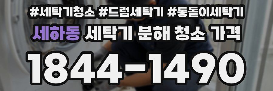 세하동 세탁기 분해 청소 가격