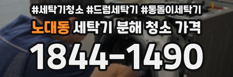 노대동 세탁기 분해 청소 가격