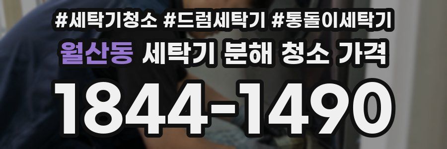 월산동 세탁기 분해 청소 가격
