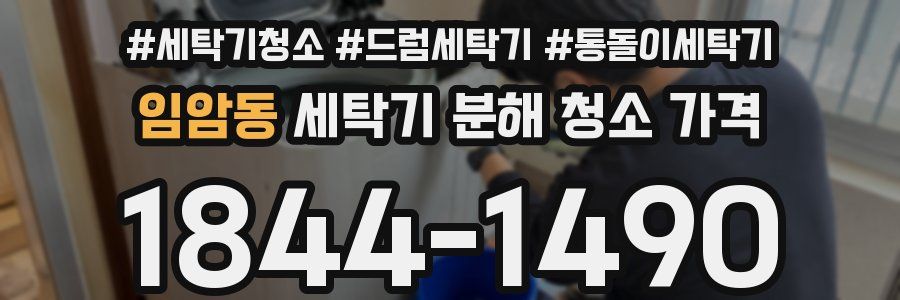 임암동 세탁기 분해 청소 가격