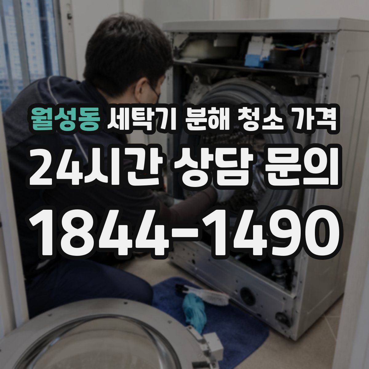 월성동 세탁기 분해 청소 가격