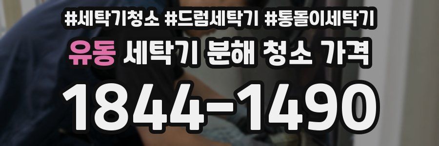 유동 세탁기 분해 청소 가격
