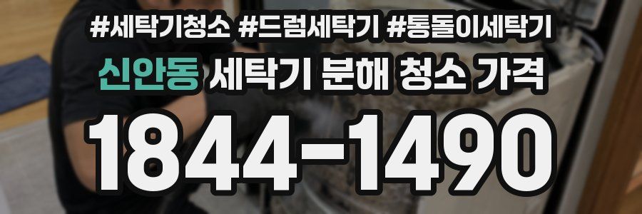 신안동 세탁기 분해 청소 가격