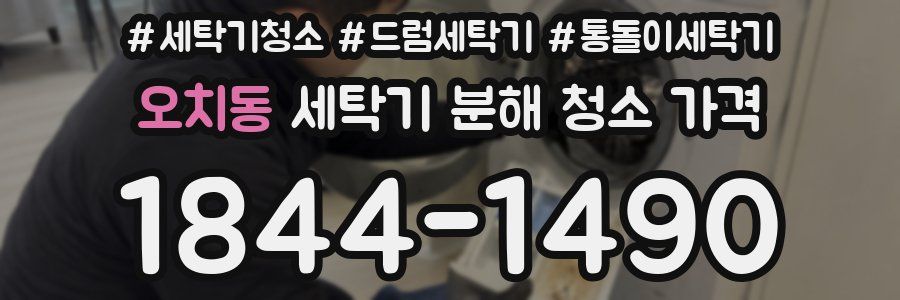 오치동 세탁기 분해 청소 가격