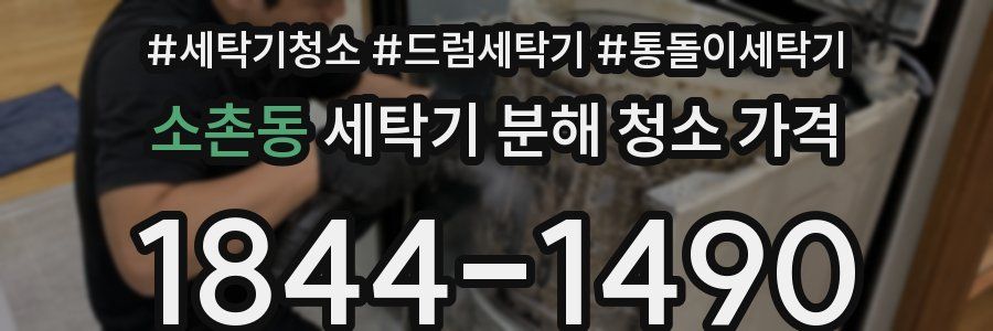 소촌동 세탁기 분해 청소 가격