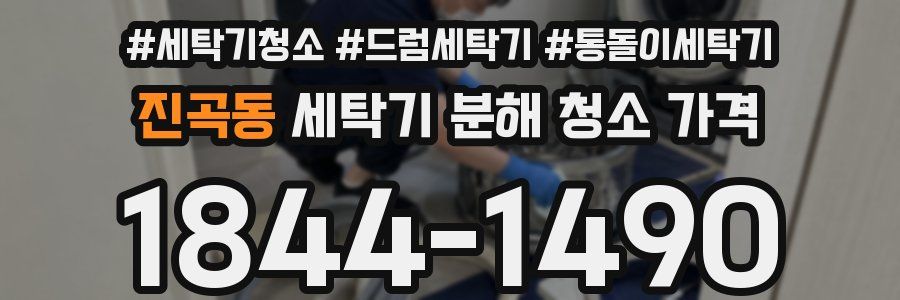 진곡동 세탁기 분해 청소 가격