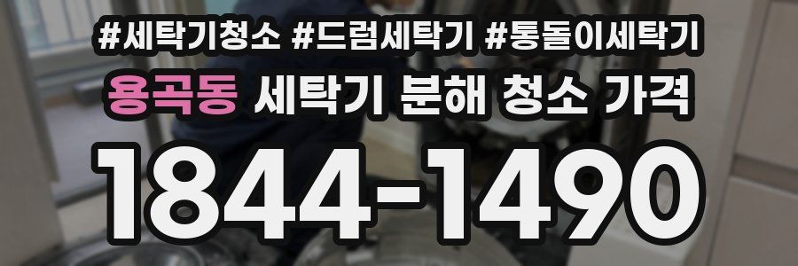 용곡동 세탁기 분해 청소 가격