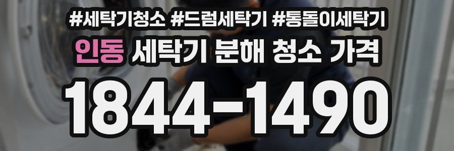 인동 세탁기 분해 청소 가격