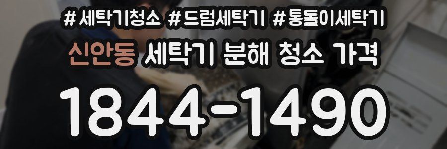 신안동 세탁기 분해 청소 가격