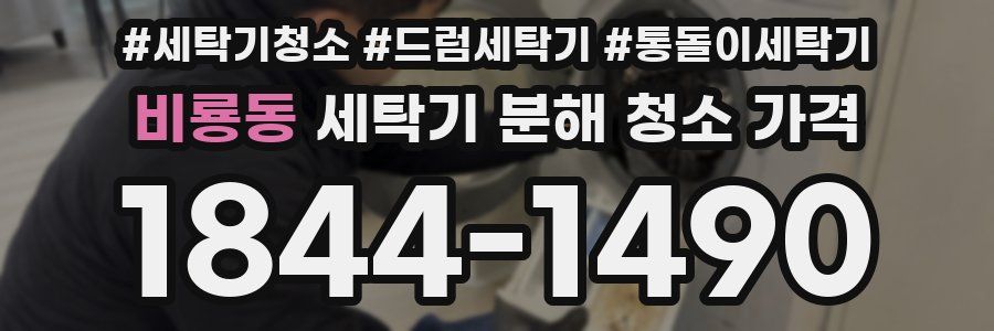 비룡동 세탁기 분해 청소 가격