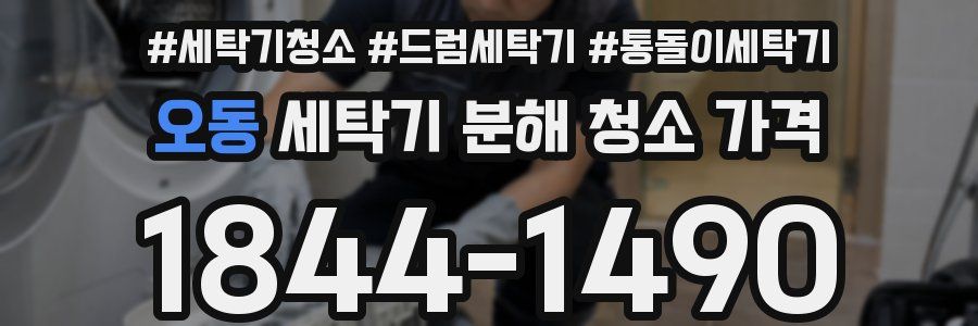 오동 세탁기 분해 청소 가격