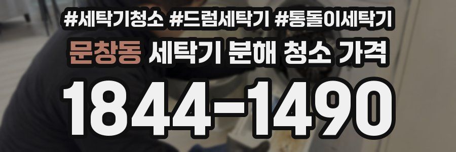 문창동 세탁기 분해 청소 가격