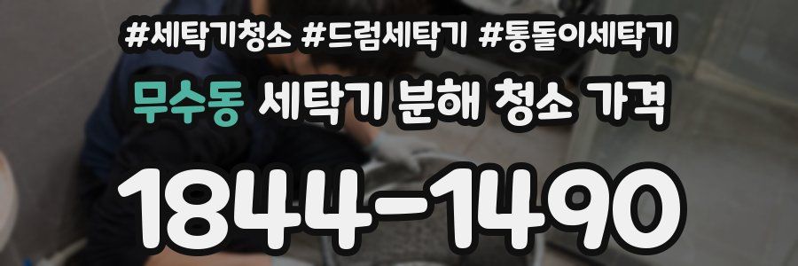 무수동 세탁기 분해 청소 가격
