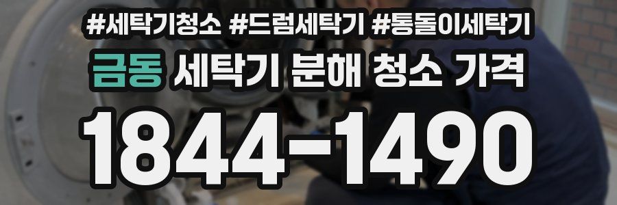 금동 세탁기 분해 청소 가격