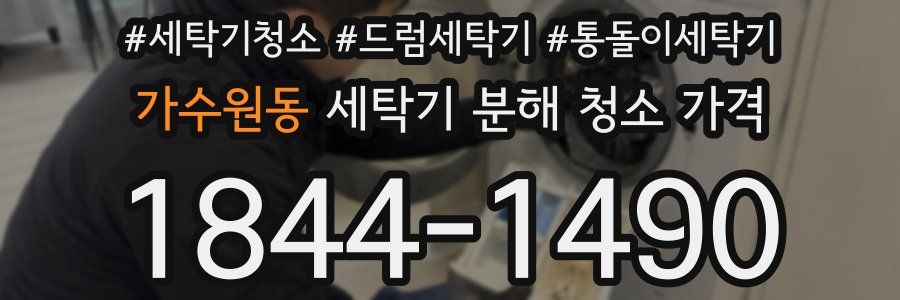 가수원동 세탁기 분해 청소 가격