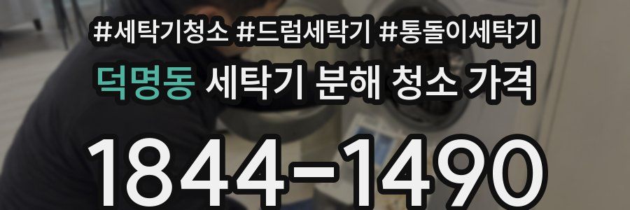 덕명동 세탁기 분해 청소 가격
