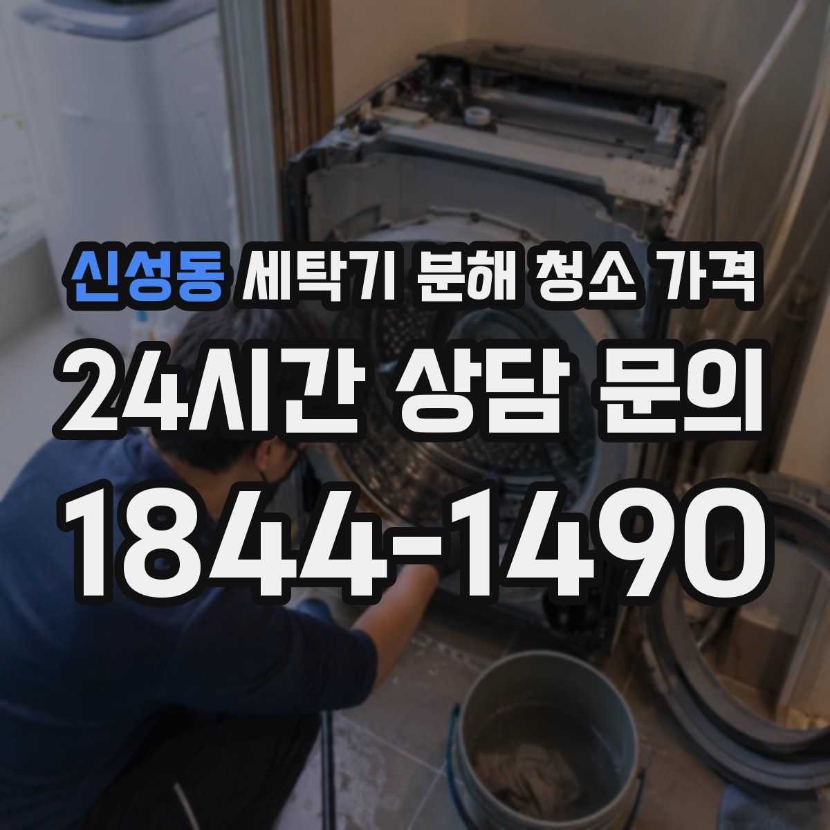 신성동 세탁기 분해 청소 가격