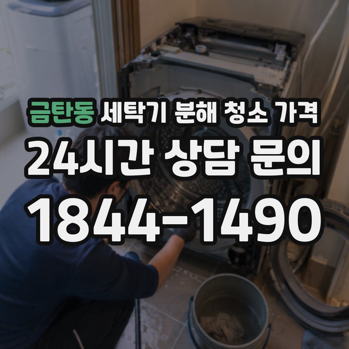 금탄동 세탁기 분해 청소 가격