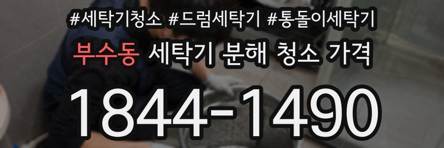 부수동 세탁기 분해 청소 가격