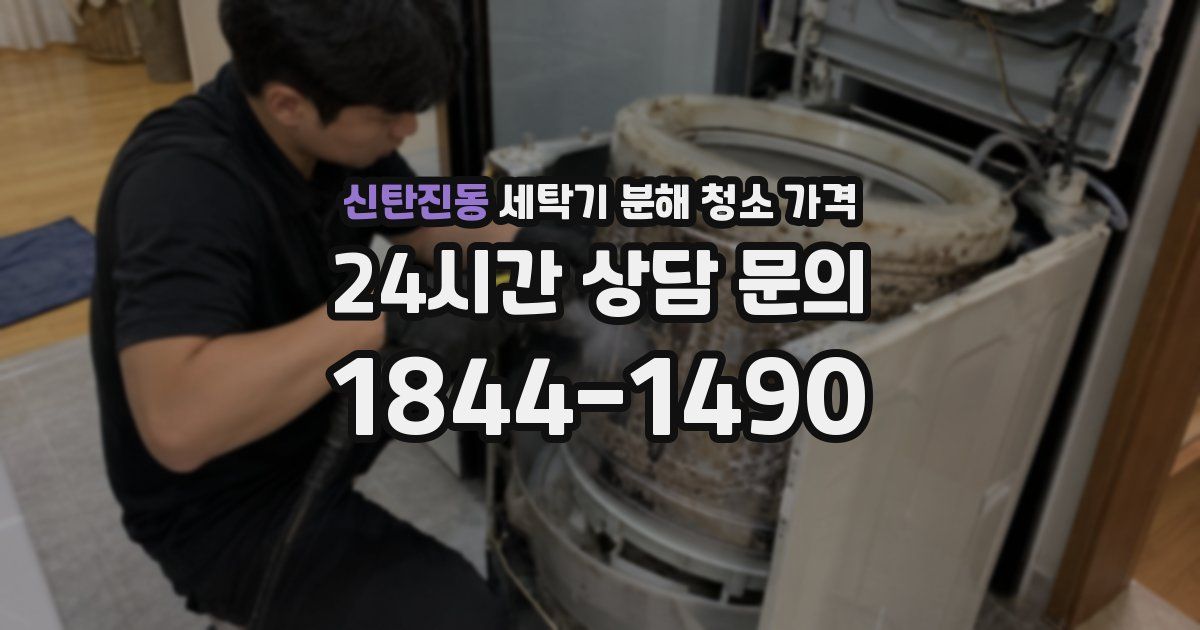 신탄진동 세탁기 분해 청소 가격