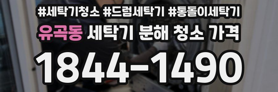유곡동 세탁기 분해 청소 가격