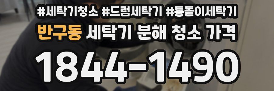 반구동 세탁기 분해 청소 가격
