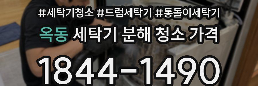 옥동 세탁기 분해 청소 가격