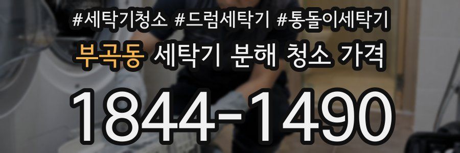 부곡동 세탁기 분해 청소 가격