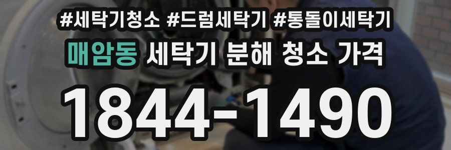 매암동 세탁기 분해 청소 가격