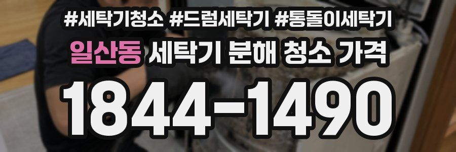 일산동 세탁기 분해 청소 가격
