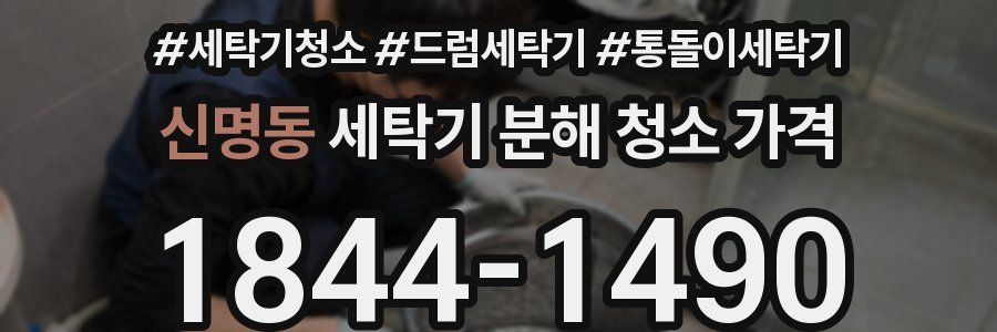 신명동 세탁기 분해 청소 가격