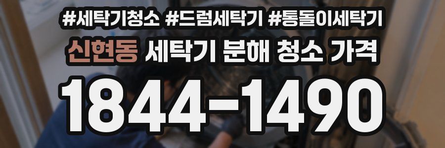 신현동 세탁기 분해 청소 가격