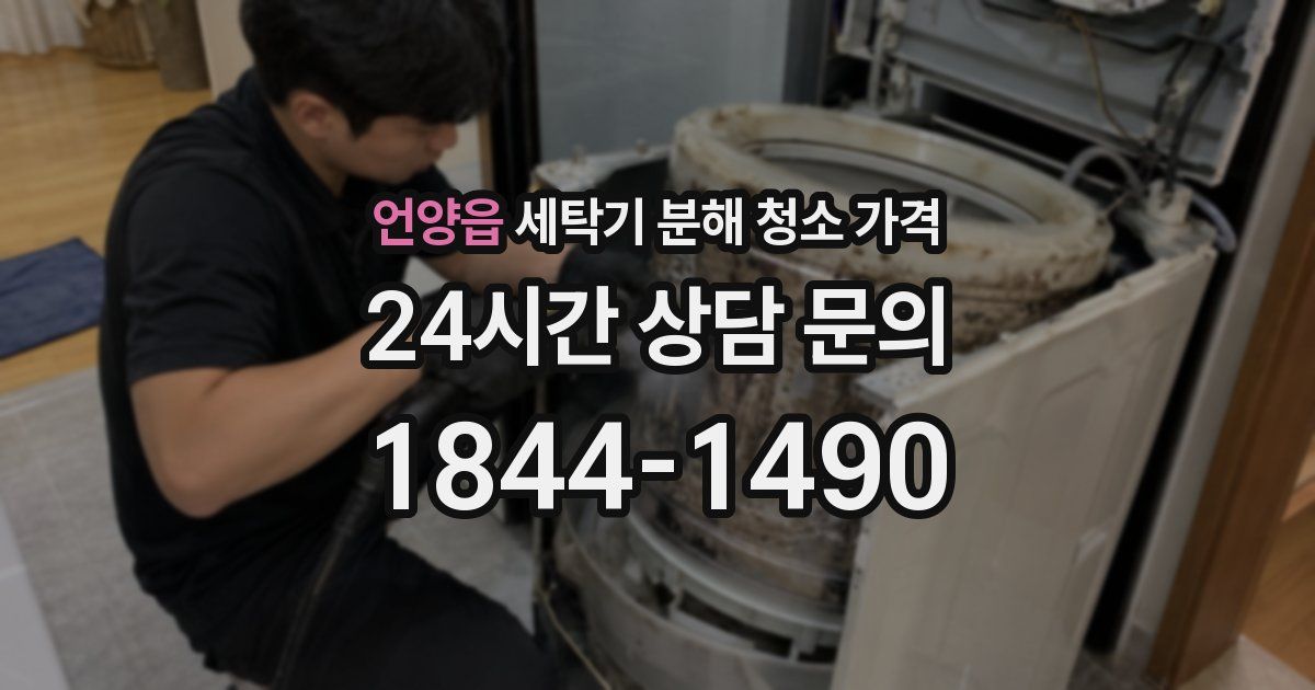언양읍 세탁기 분해 청소 가격