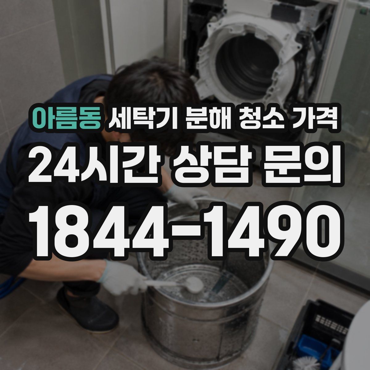 아름동 세탁기 분해 청소 가격