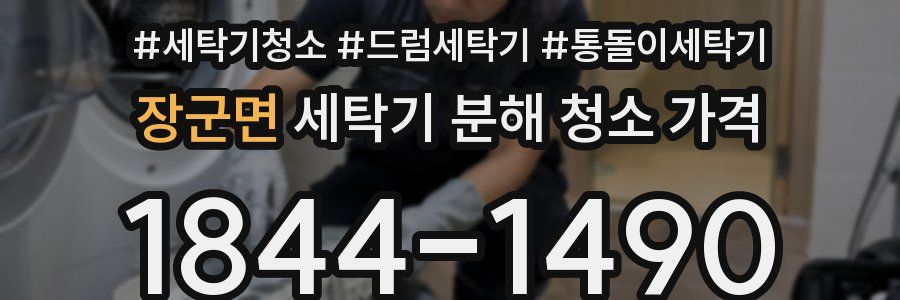 장군면 세탁기 분해 청소 가격