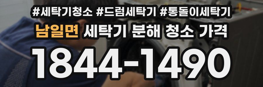 남일면 세탁기 분해 청소 가격