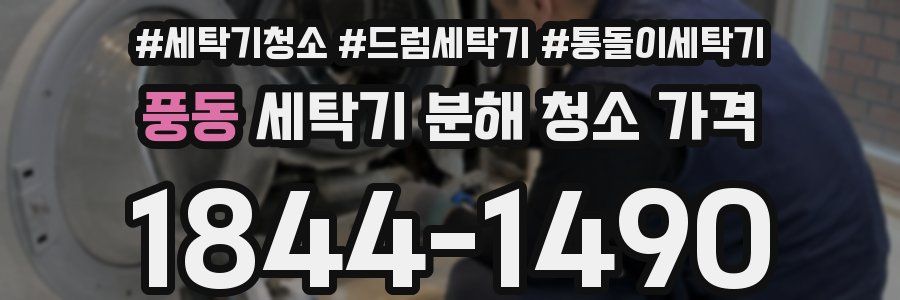 풍동 세탁기 분해 청소 가격