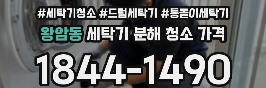 왕암동 세탁기 분해 청소 가격