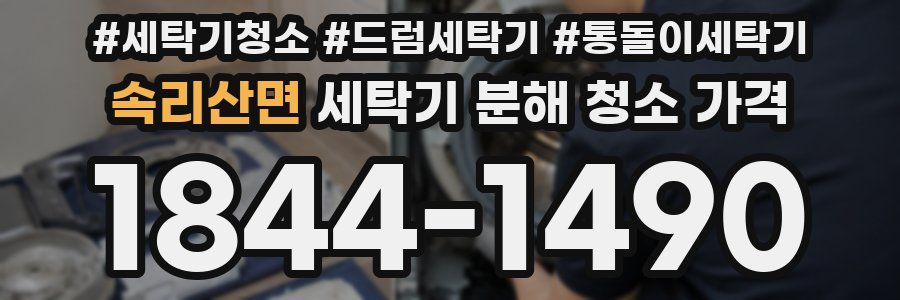 속리산면 세탁기 분해 청소 가격