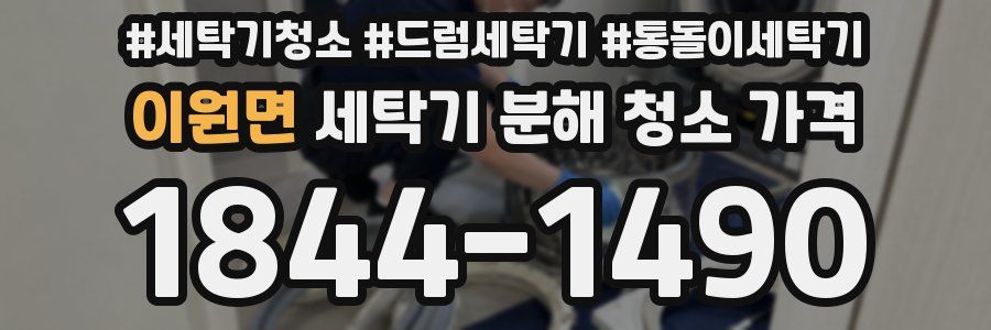 이원면 세탁기 분해 청소 가격