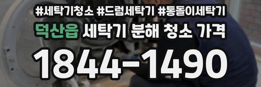 덕산읍 세탁기 분해 청소 가격